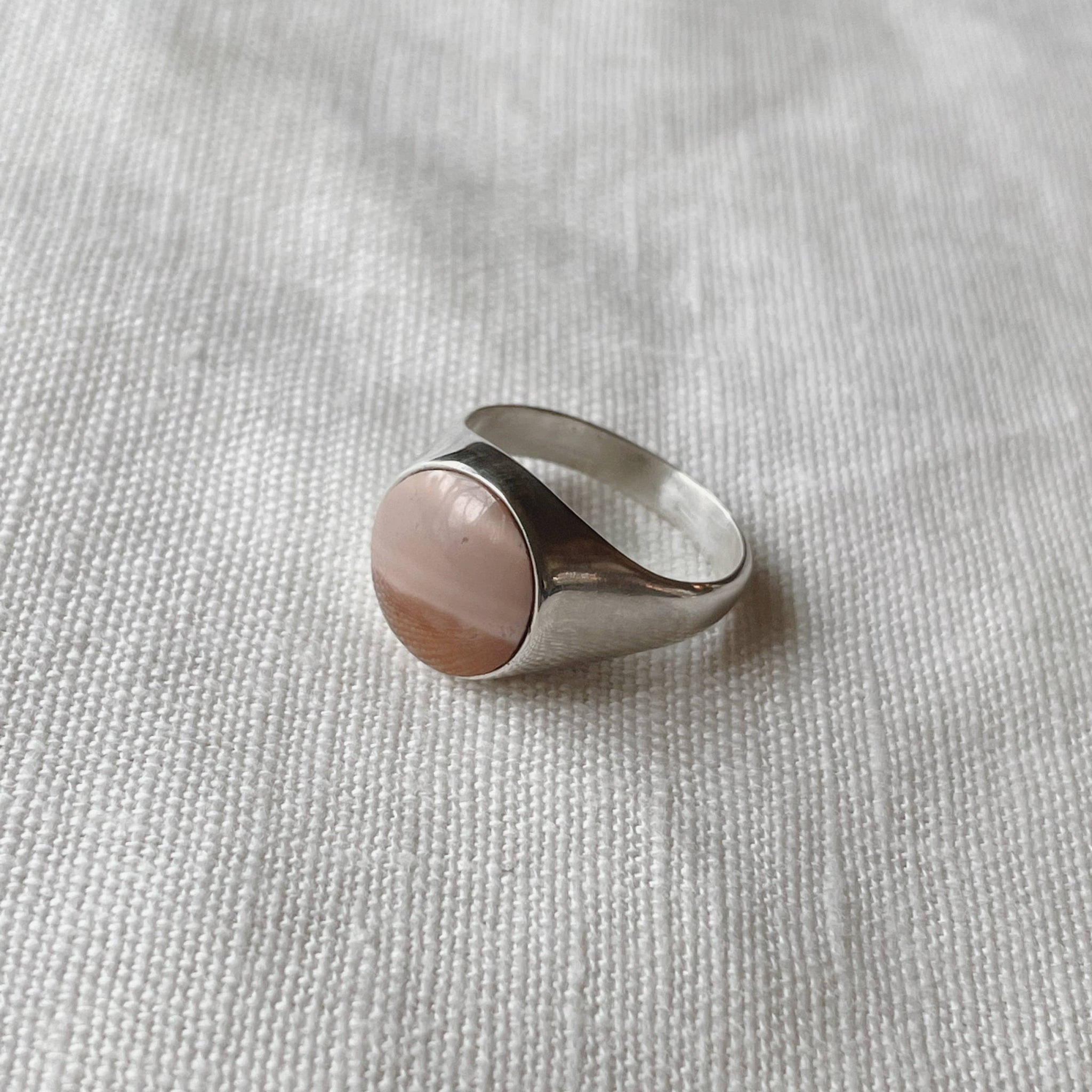 WILLOW CREEK JASPER SIGNET RING || SARAH SAFAVI