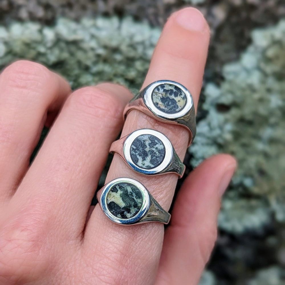 YUBA GRANITE SIGNET RING || LEORA CORONEL