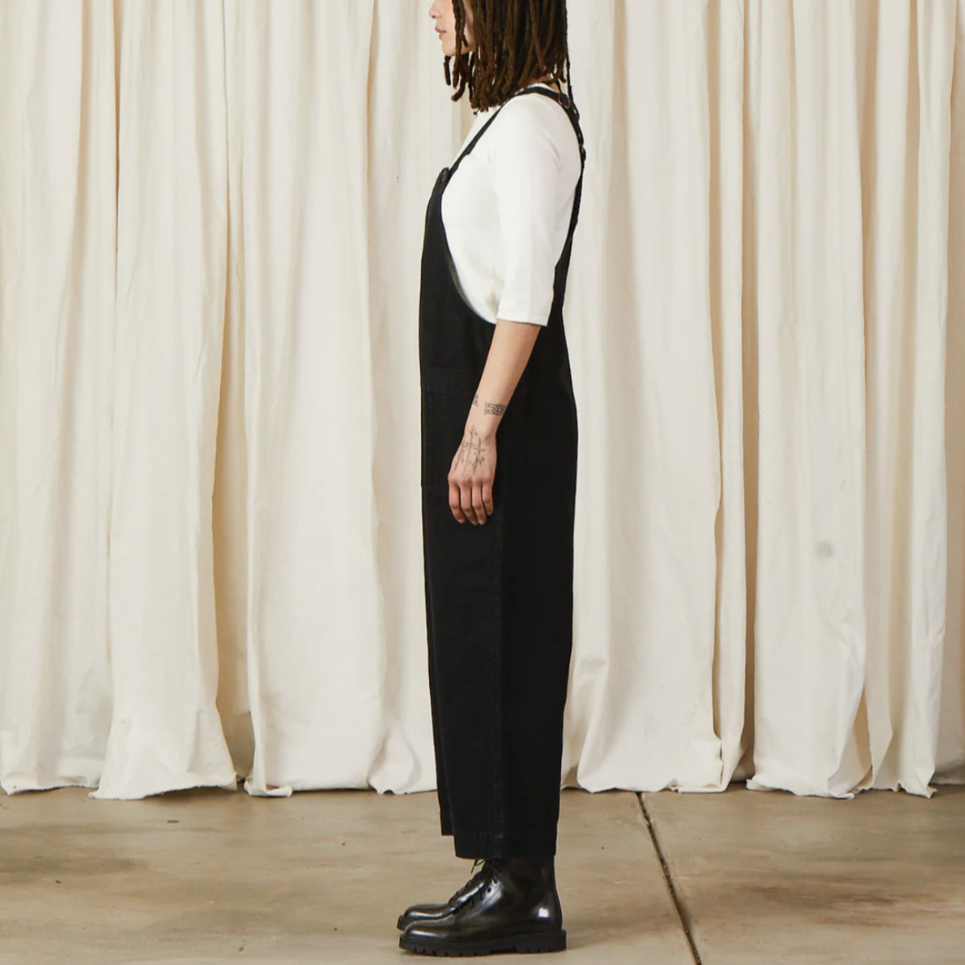 BLACK OVERALL JUMPER || ALI GOLDEN