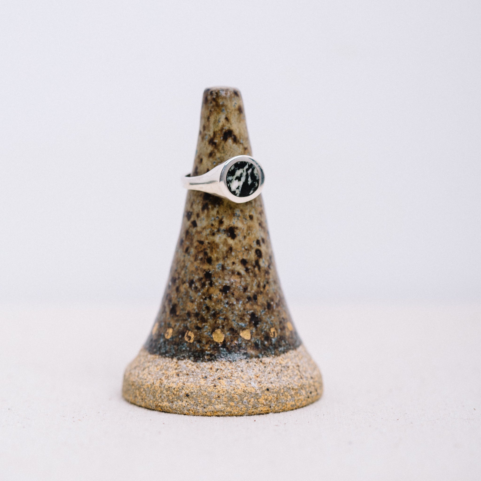 YUBA GRANITE SIGNET RING || LEORA CORONEL