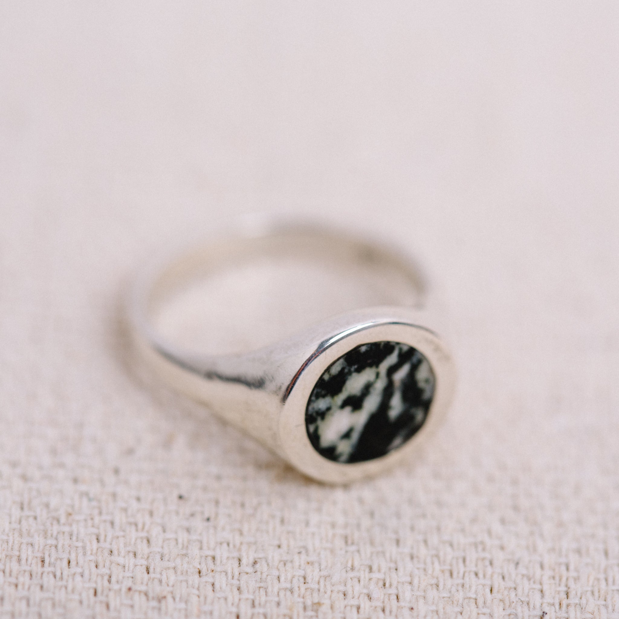 YUBA GRANITE SIGNET RING || LEORA CORONEL