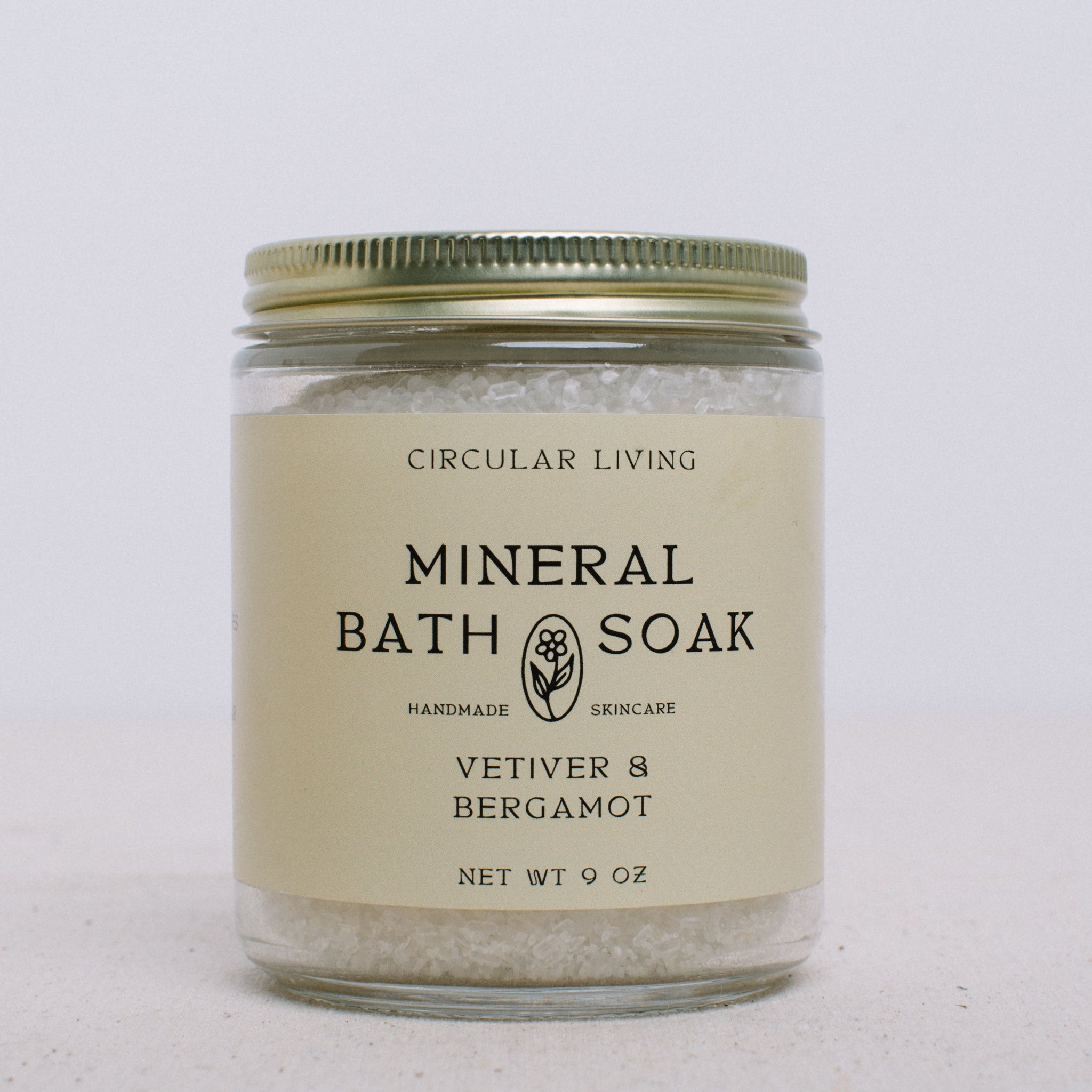 VETIVER & BERGAMOT MINERAL BATH SOAK || CIRCULAR LIVING