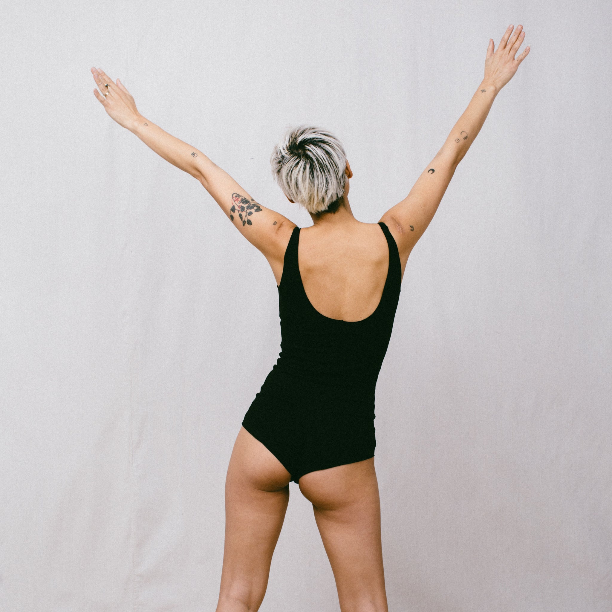 BLACK SOLA ONESIE || OF EARTH & SALT