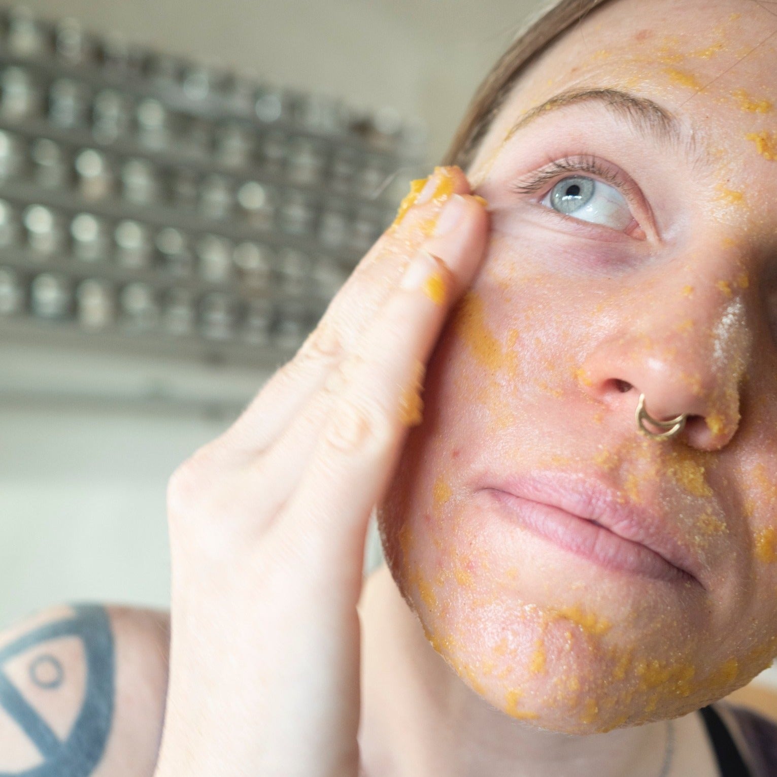 MASA & OLIVE FACE PASTE || FAT AND THE MOON