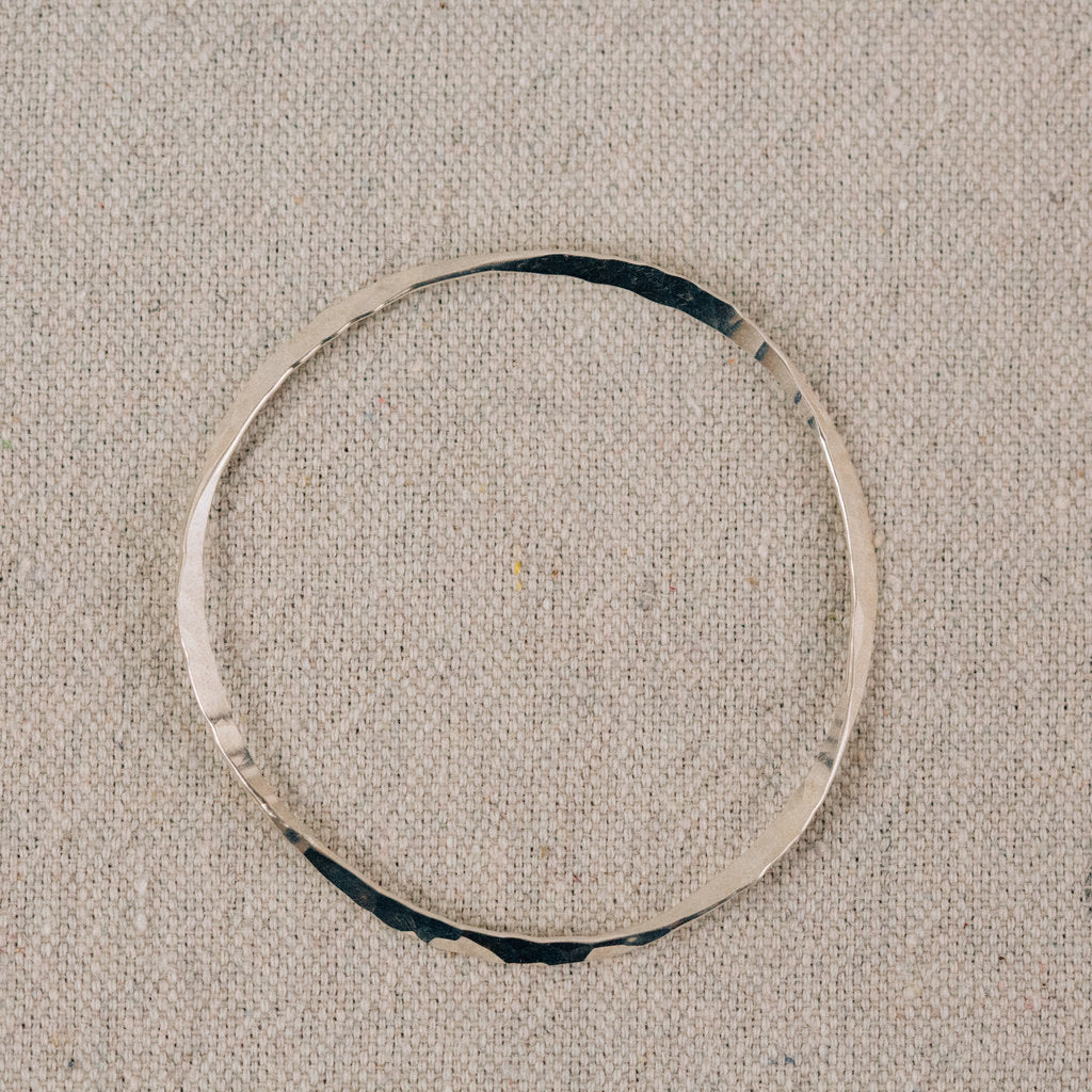 HAMMERED BANGLE || POINT REYES JEWELER