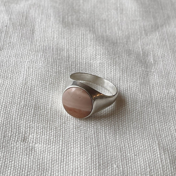 WILLOW CREEK JASPER SIGNET RING || SARAH SAFAVI