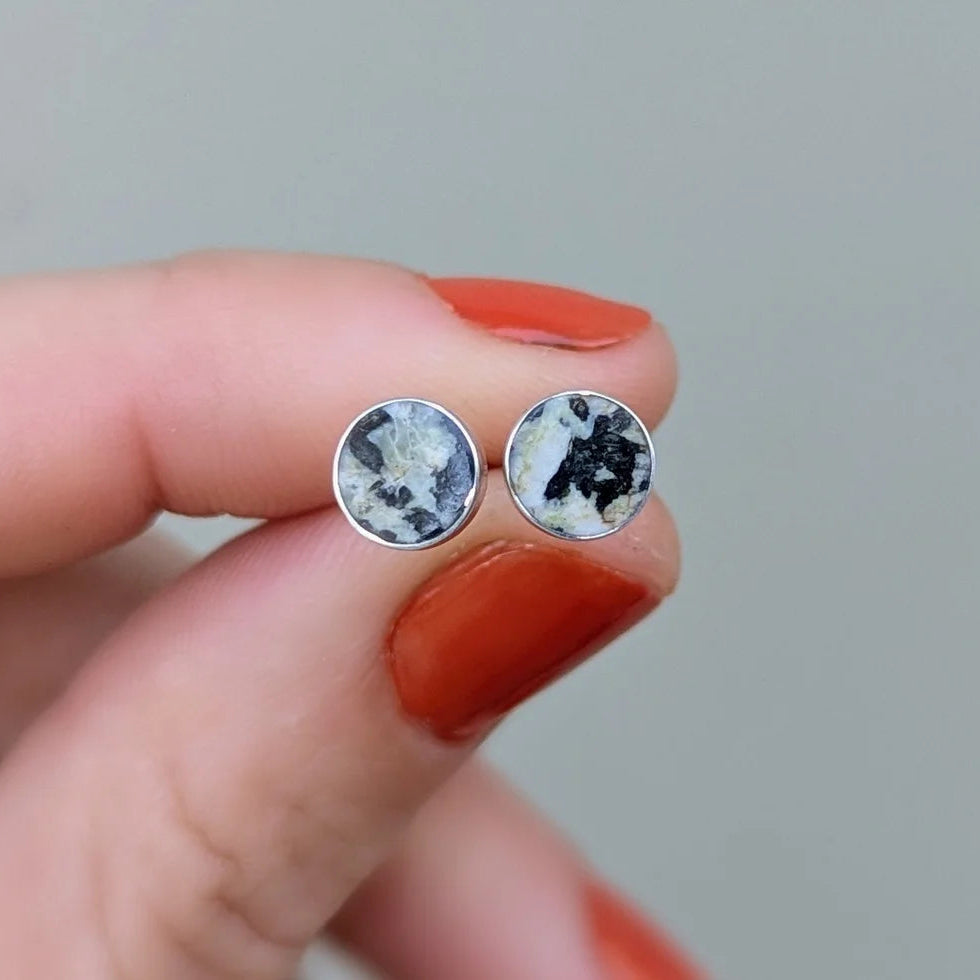YUBA GRANITE POST EARRINGS VERSION 2.O || LEORA CORONEL