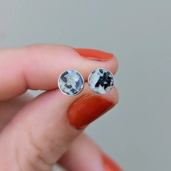 YUBA GRANITE POST EARRINGS VERSION 2.O || PAIR || LEORA CORONEL
