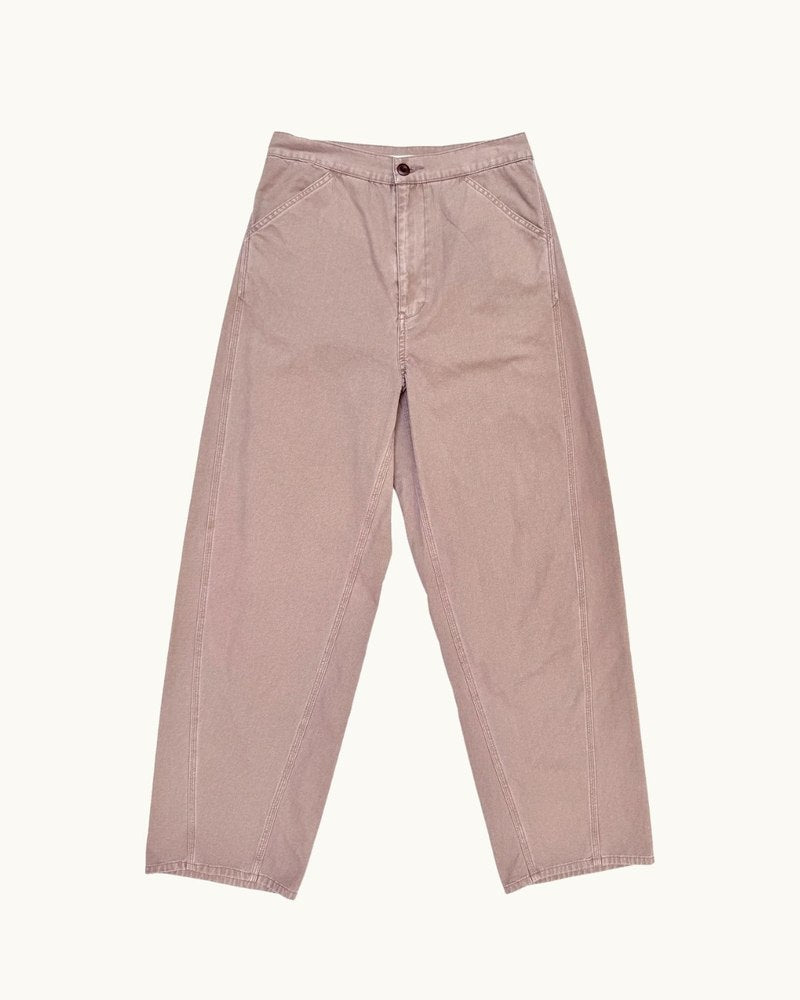 MAUVE FITTED BARREL PANT || ALI GOLDEN
