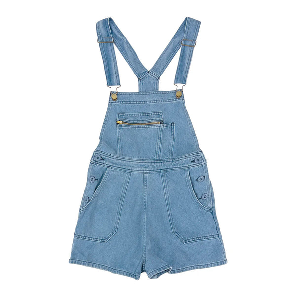 ALMA OVERALL DENIM SHORTS || JUNGMAVEN