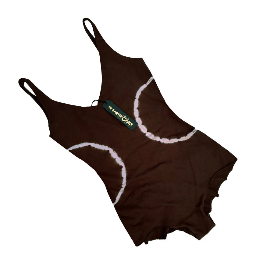 SOLA ONESIE || CHESTNUT CIRCLES || OF EARTH & SALT
