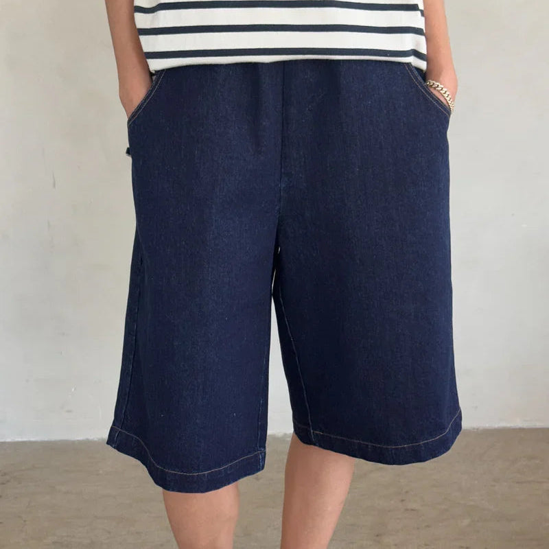 RAW DENIM LIAM BERMUDA SHORTS || LE BON SHOPPE