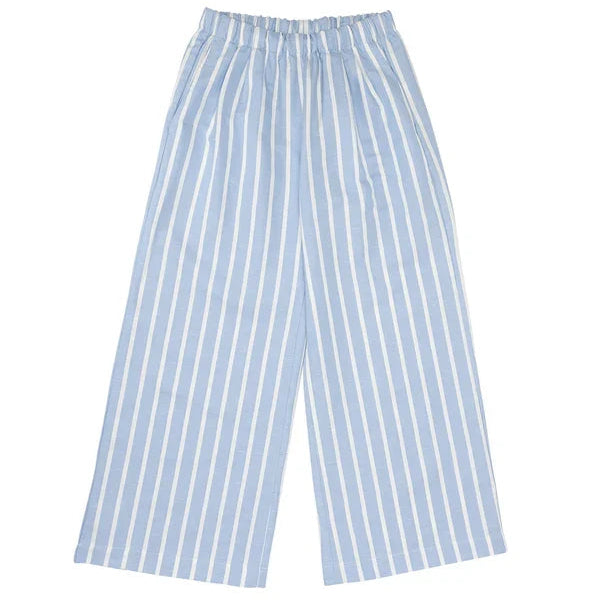 BLUE/WHITE STRIPE MELROSE PANT || JUNGMAVEN