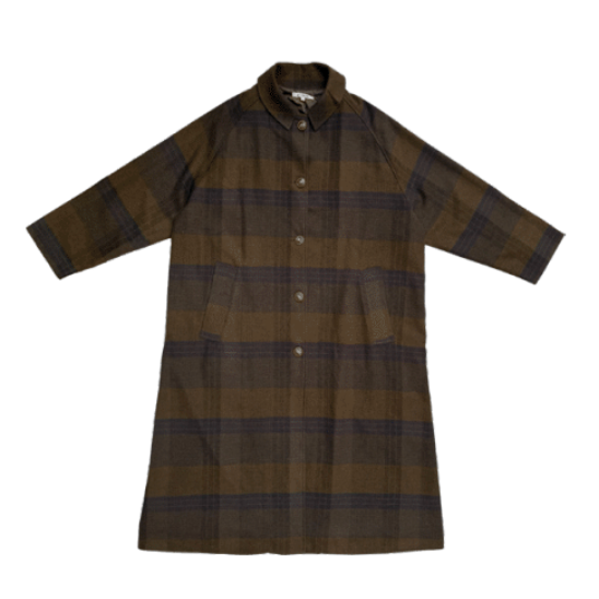 PLAID NEW TRENCH || ALI GOLDEN
