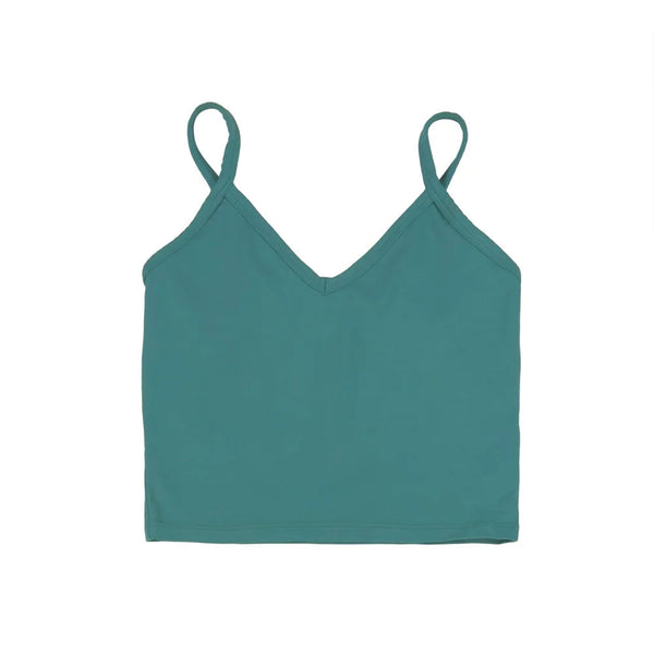 DEEP TEAL SPAGHETTI TANK || JUNGMAVEN