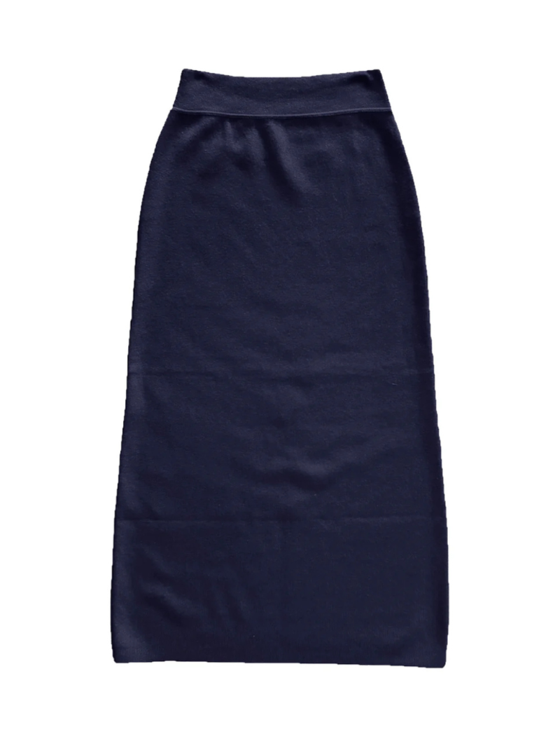 THICK KNIT PENCIL SKIRT || ALI GOLDEN