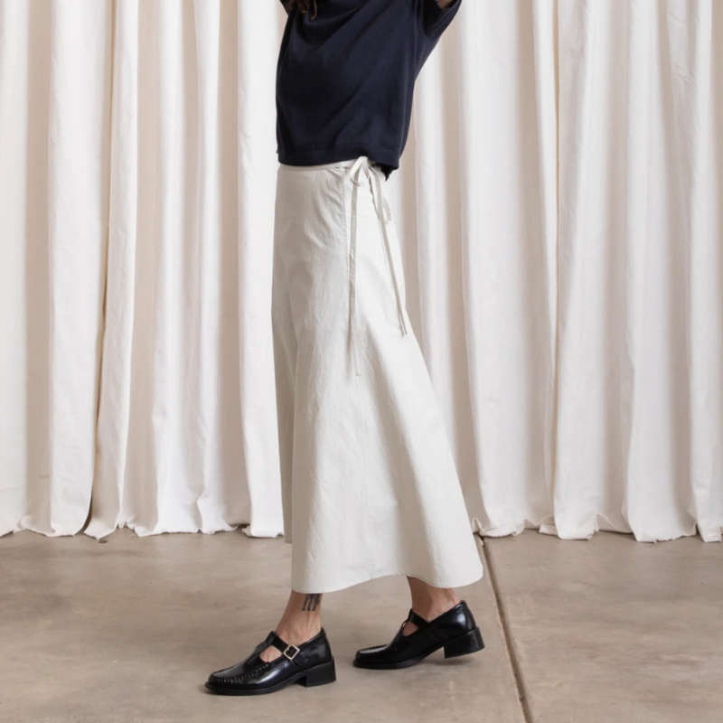WRAP MIDI SKIRT || ALI GOLDEN