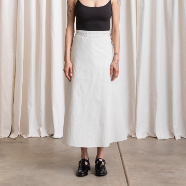 WRAP MIDI SKIRT || ALI GOLDEN