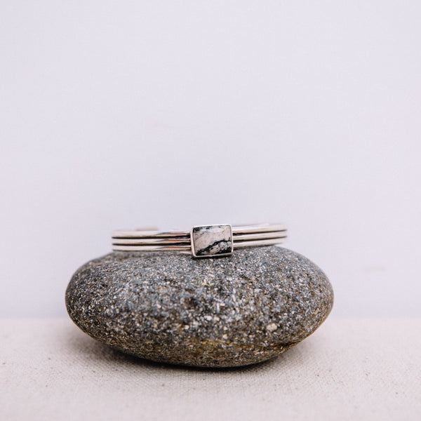 YUBA STONE CUFF BRACELET || LEORA CORONEL