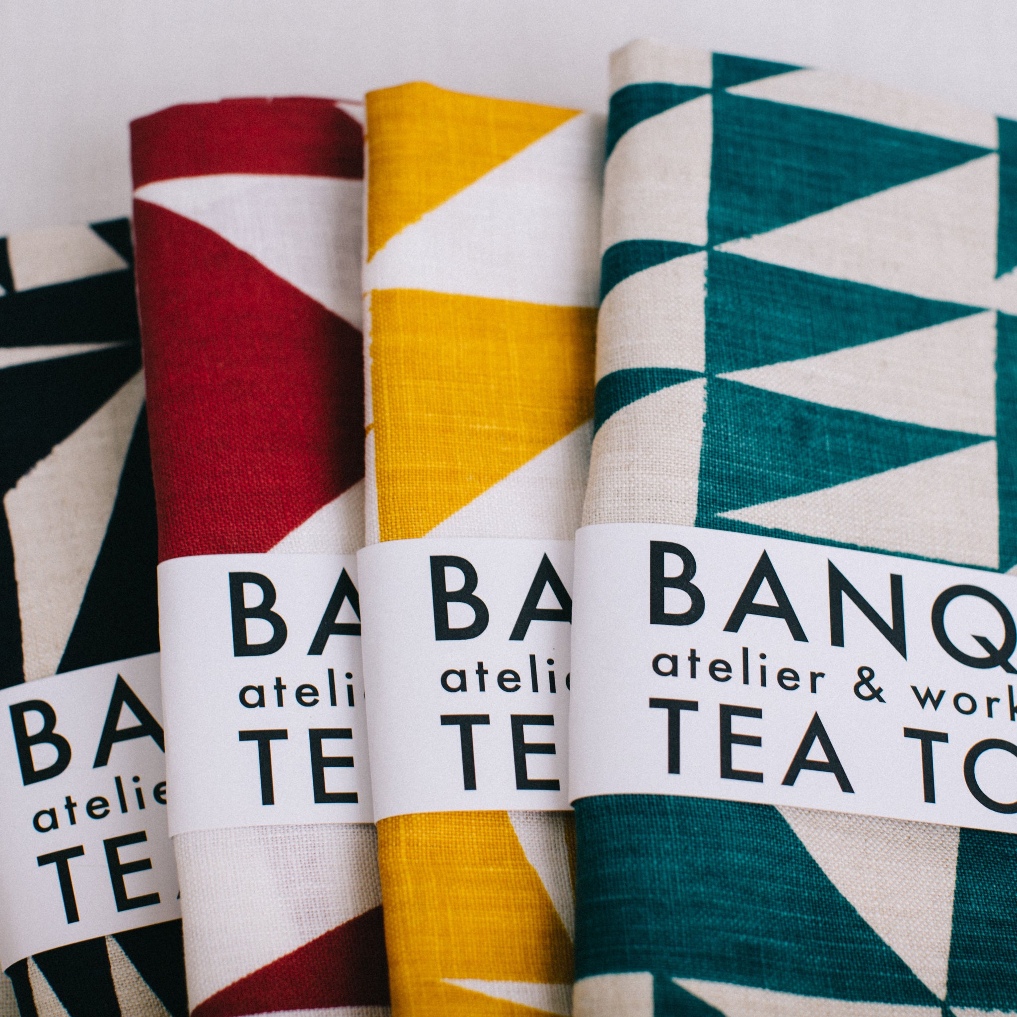 TRIANGLES TEA TOWEL || BANQUET WORKSHOP