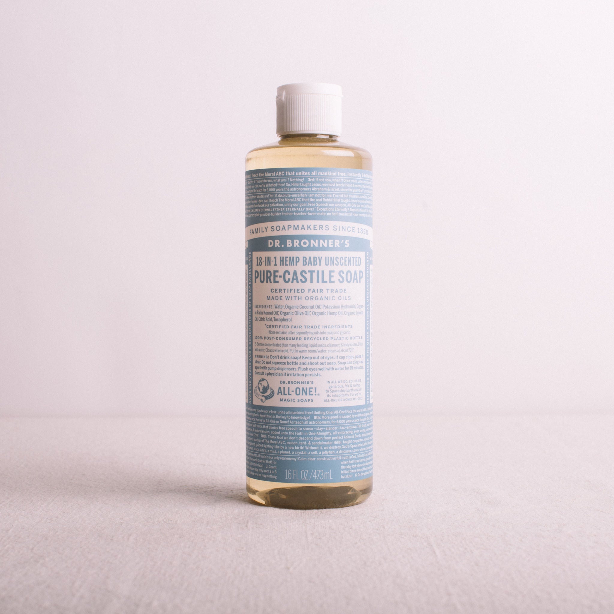 PURE-CASTILE LIQUID SOAP || DR BRONNER'S