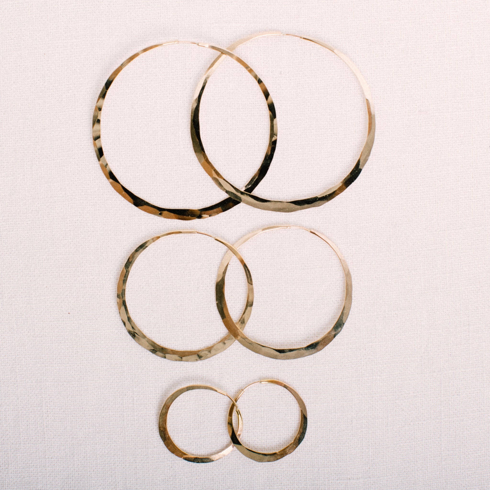 GOLD HOOPS || POINT REYES JEWELER