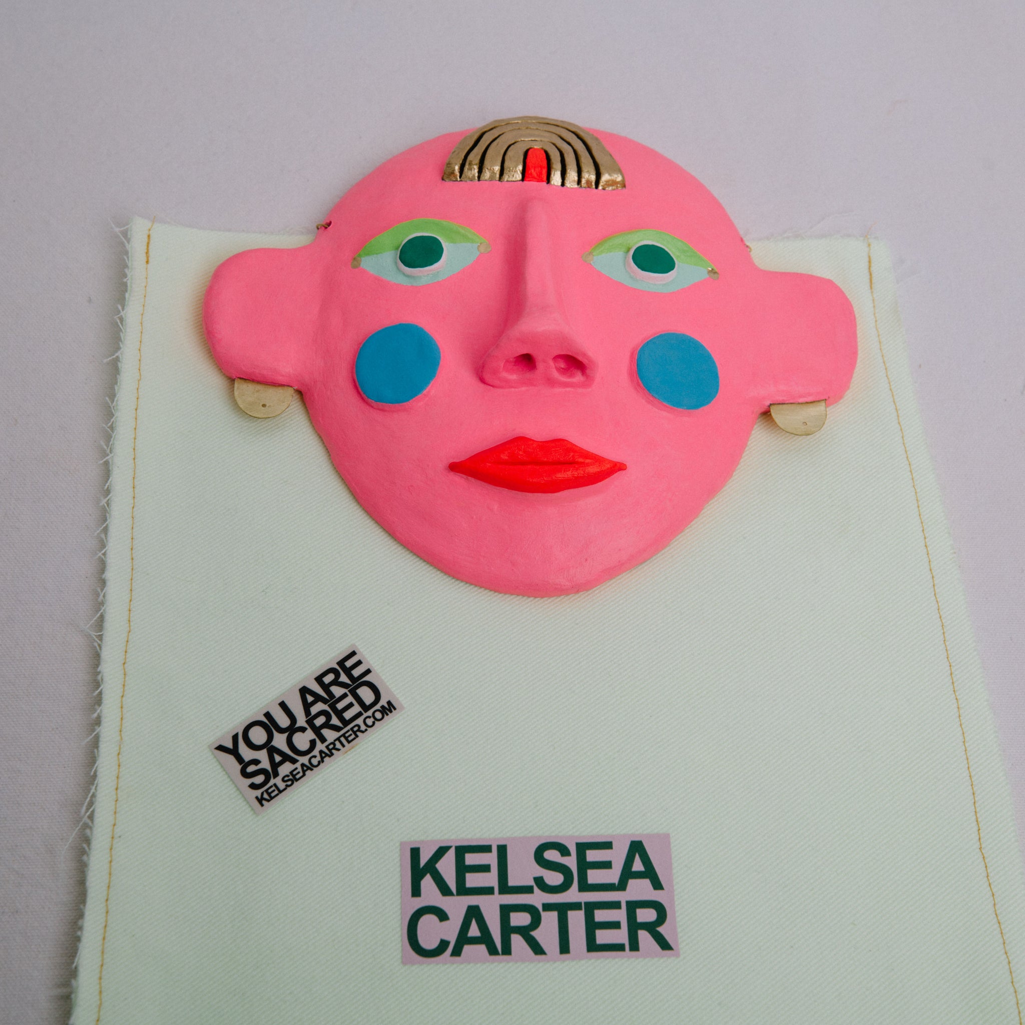 HOT PINK STAR PEOPLE MASKE || KELSEA CARTER